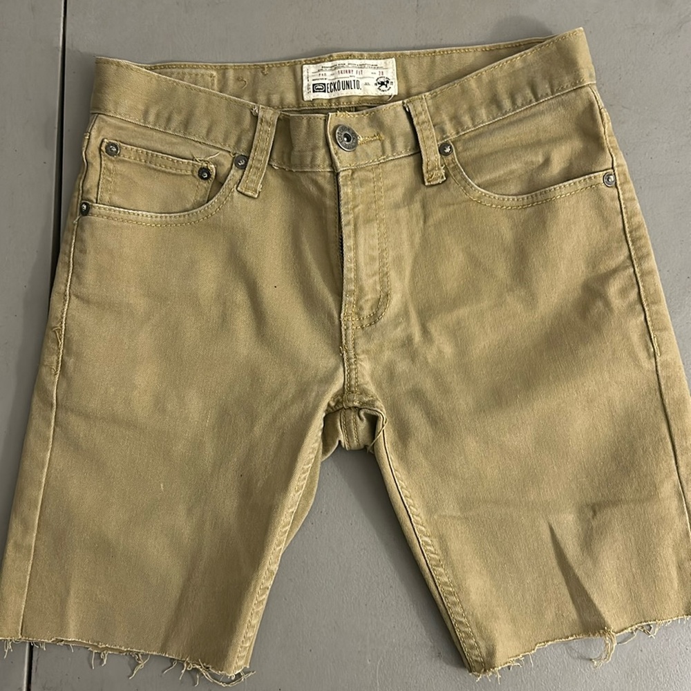Ecko Unltd Tan Shorts (28)